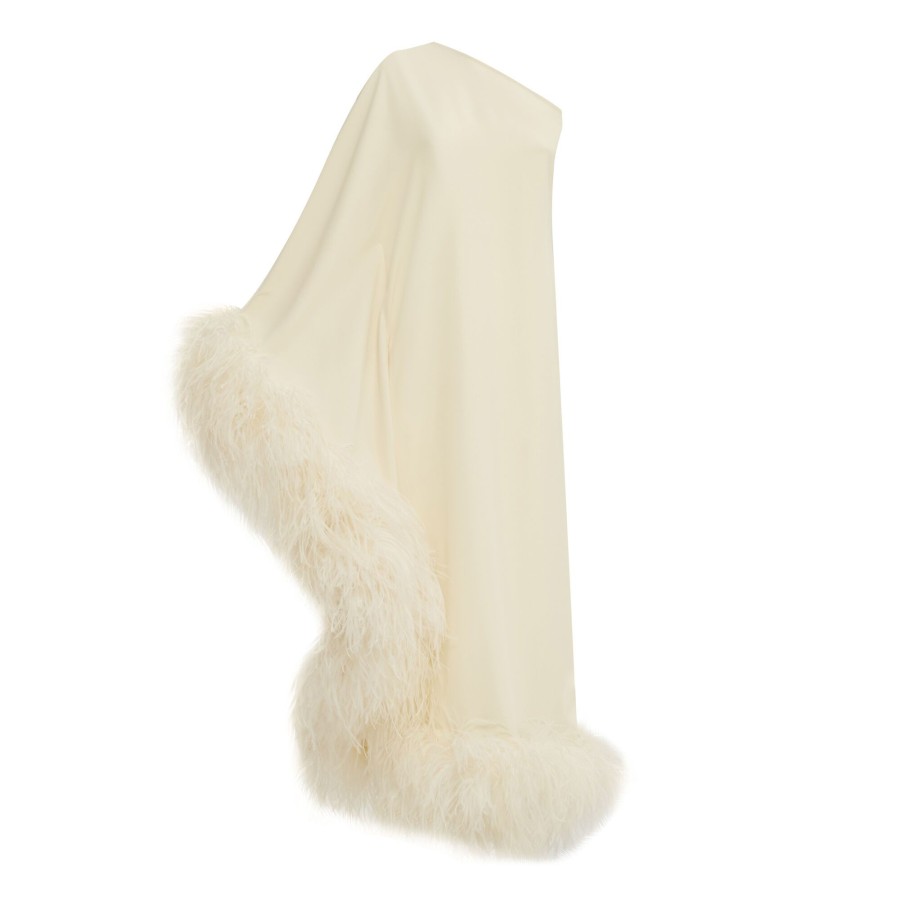 Clothing Taller Marmo | Feathered Ubud Dress Ivory
