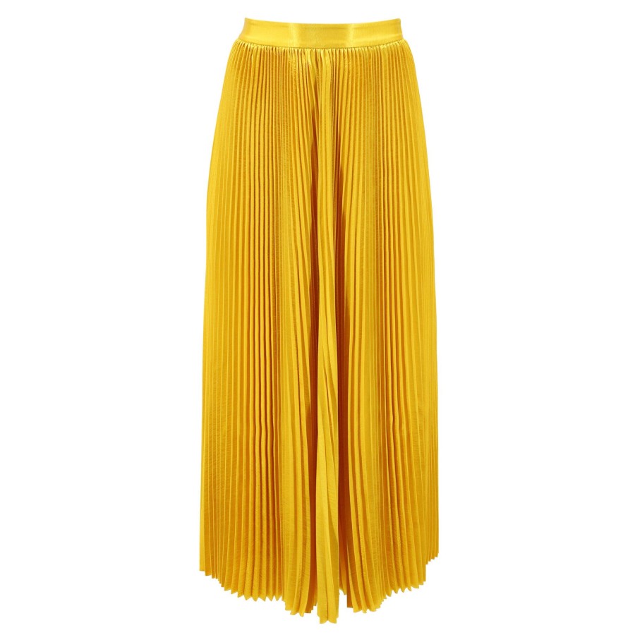Clothing Ulla Johnson | Rami Printed Silk Skirt Sunsprite