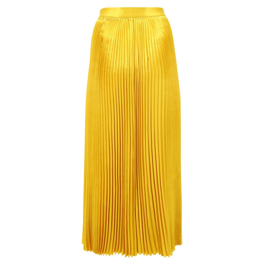 Clothing Ulla Johnson | Rami Printed Silk Skirt Sunsprite