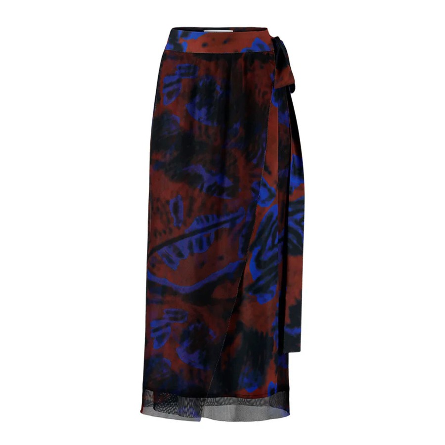 Clothing Sandra Weil | Wrap Around Midi Skirt Primitive