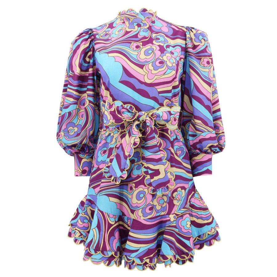 Clothing Celia B | Zafre Dress Purple Multi