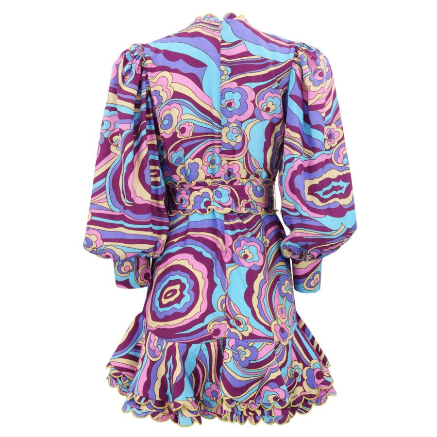 Clothing Celia B | Zafre Dress Purple Multi