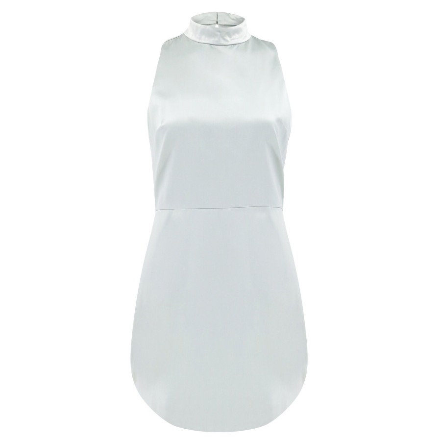 Clothing Amanda Uprichard | Marshall Silk Dress Sea Salt