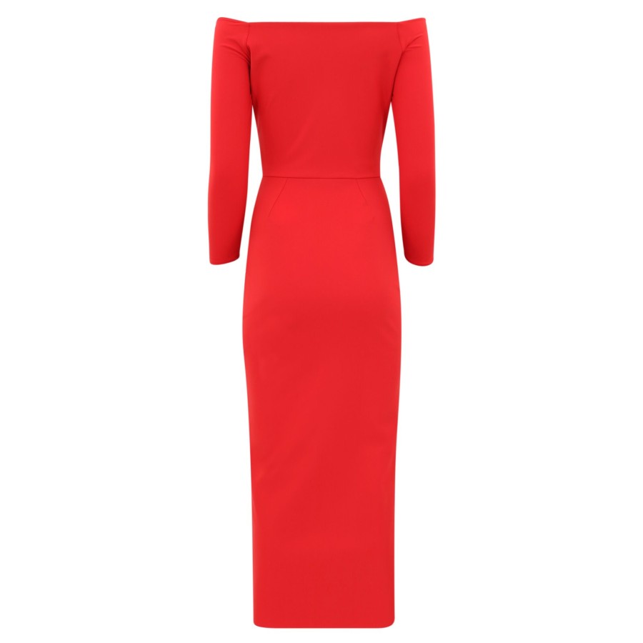 Clothing La Petite Robe | Tushana Midi Dress Passion