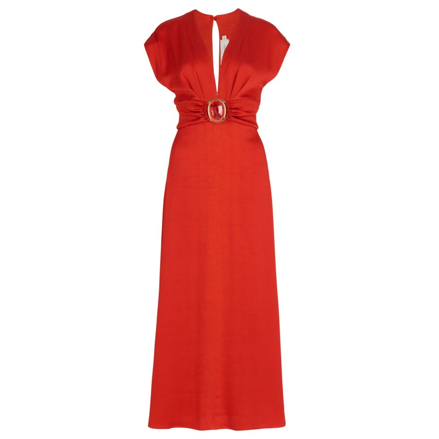 Clothing Silvia Tcherassi | Emmeline Dress Rouge