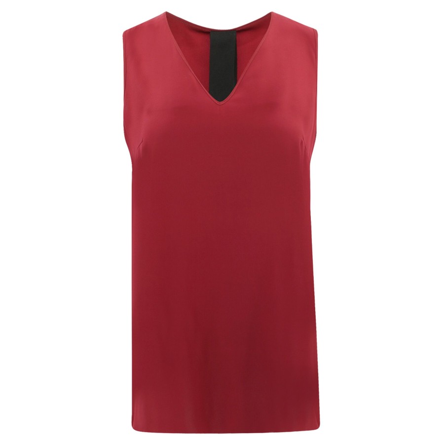 Clothing KZ_K Studio | V-Neck Tunic Cami Maroon