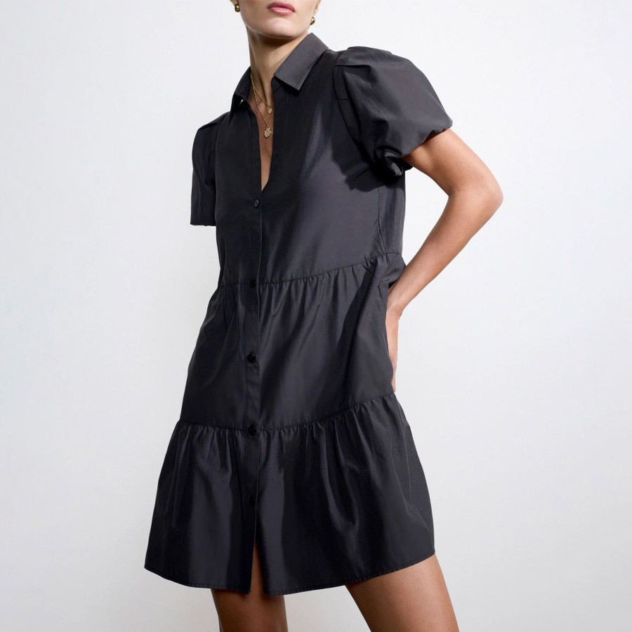 Clothing Brochu Walker | The Havana Mini Dress Washed Black