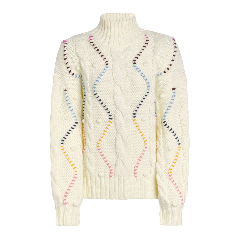 Clothing Marie Oliver | Hope Bauble Stitch Sweater Spectrum