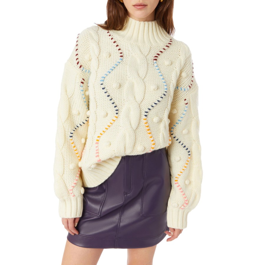 Clothing Marie Oliver | Hope Bauble Stitch Sweater Spectrum