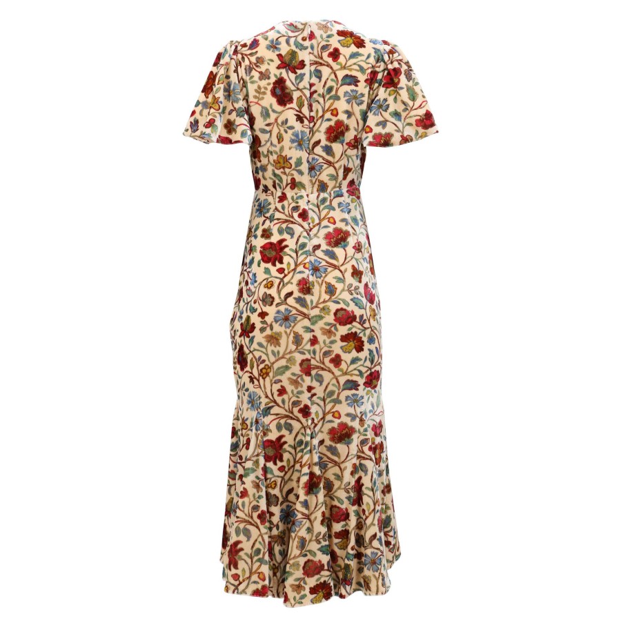 Clothing Rhode | Arabella Dress Cream Vichy Rose