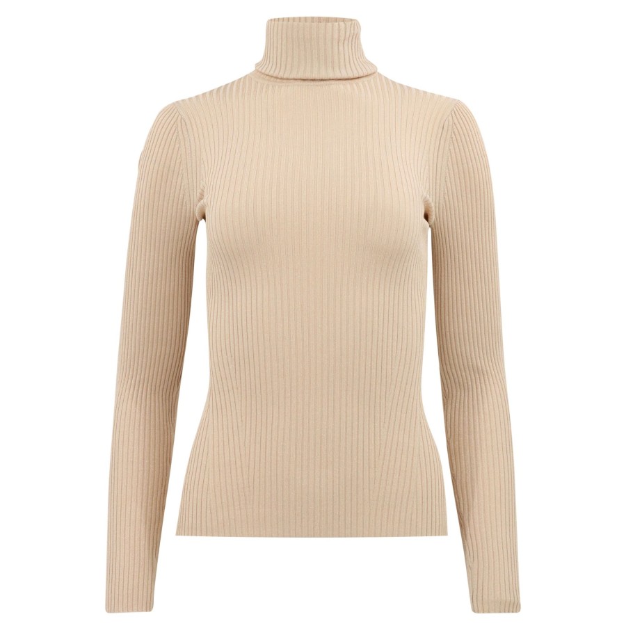 Clothing Zimmermann | Luminosity Lurex Rayon Top Gold
