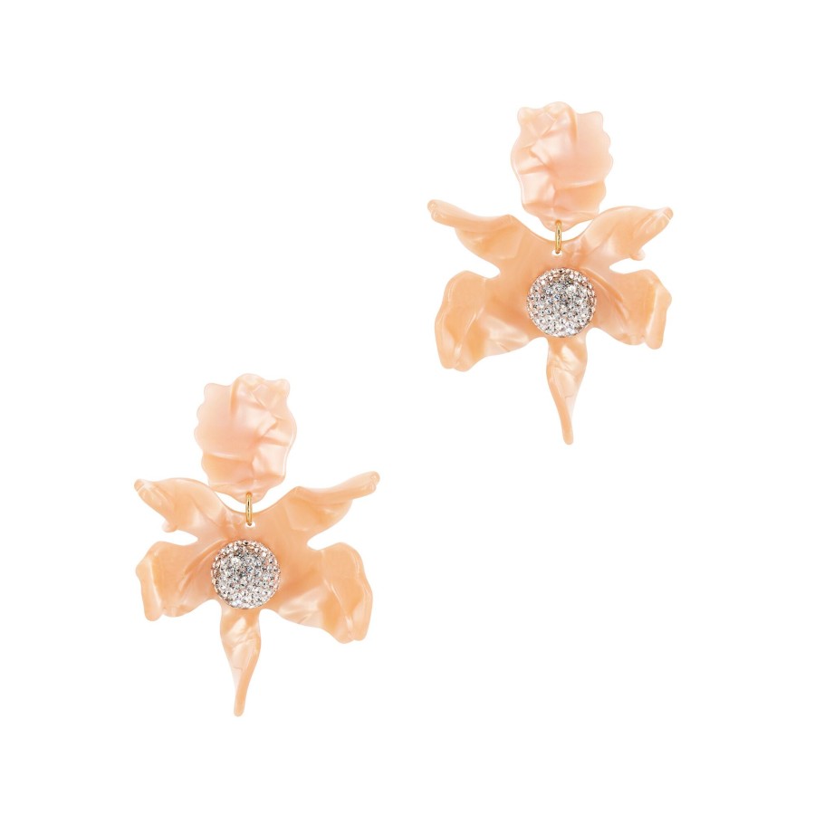 Jewelry Lele Sadoughi | Crystal Lily Earrings Shell Pink