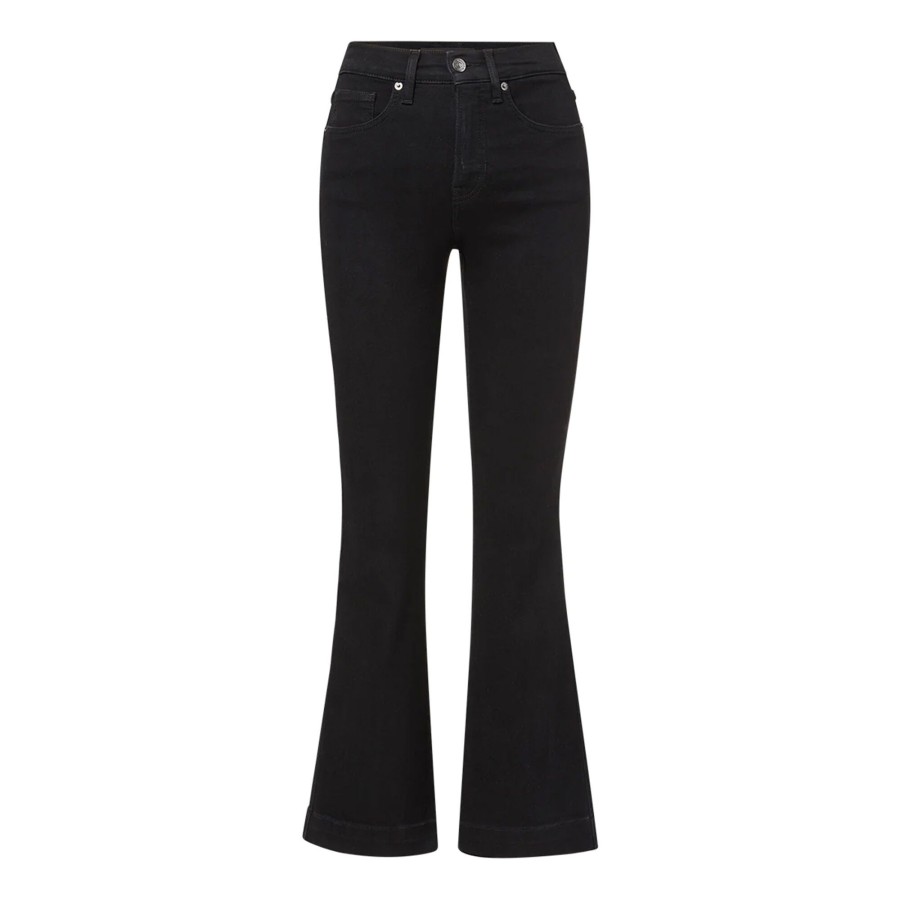 Clothing Veronica Beard | Carson Kick-Flare Jean Onyx