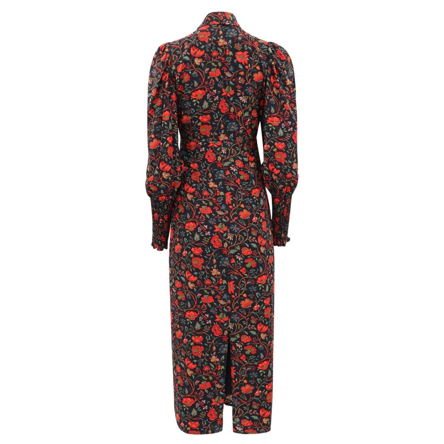 Clothing Rhode | Polly Dress Black Vichy Rose