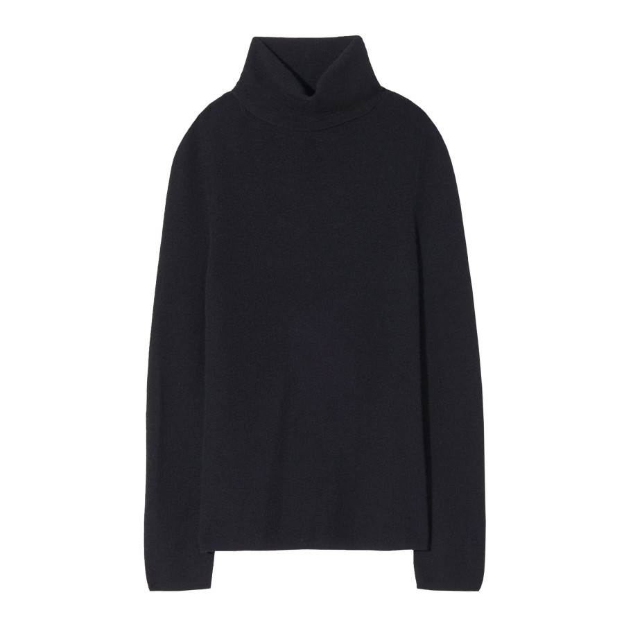 Clothing Nili Lotan | Lynnette Cashmere Turtleneck Black