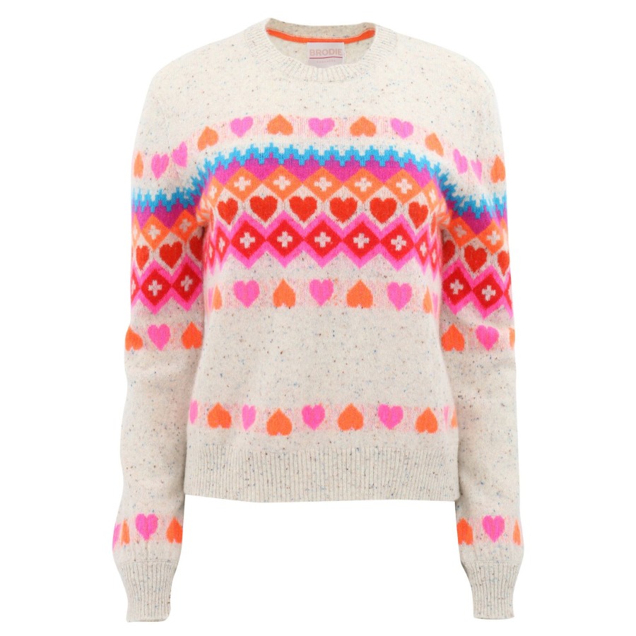 Clothing Brodie | Rainbow Fair Isle Sweater Multi