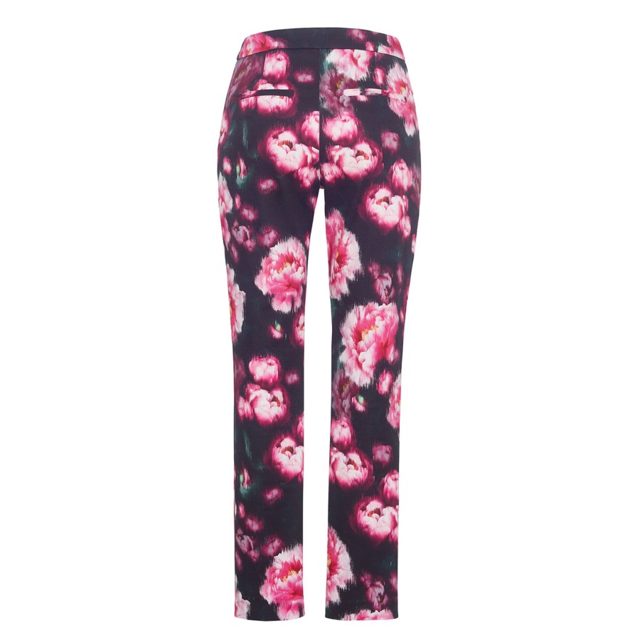 Clothing Adam Lippes | Daphne Pant In Printed Cotton Twill Floral Black