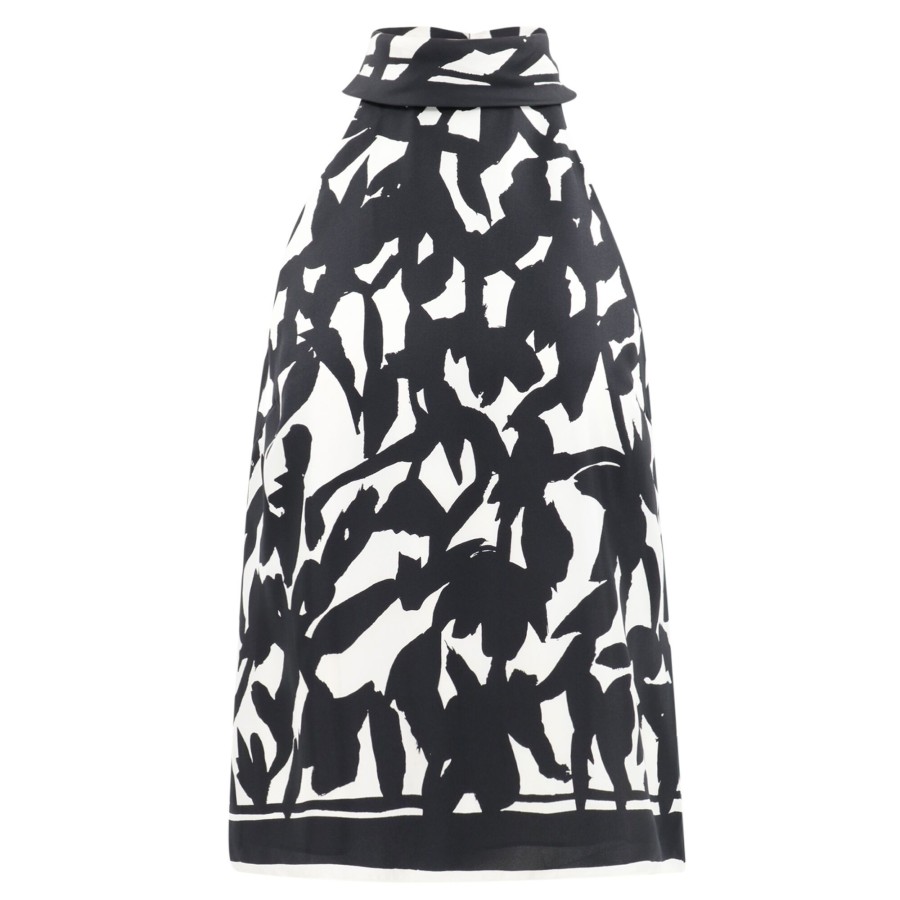 Clothing Theory | Roll Neck Halter Top Ivory