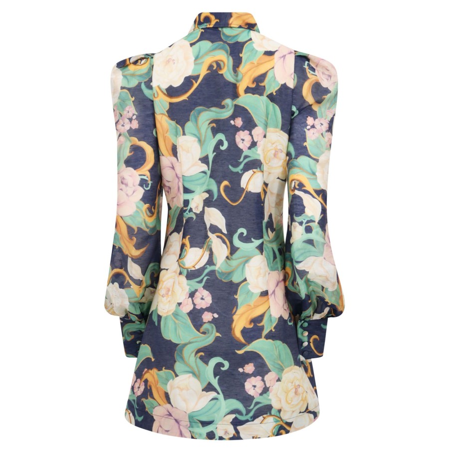 Clothing Leo Lin | Lana Structured Shoulder Mini Dress Virtue