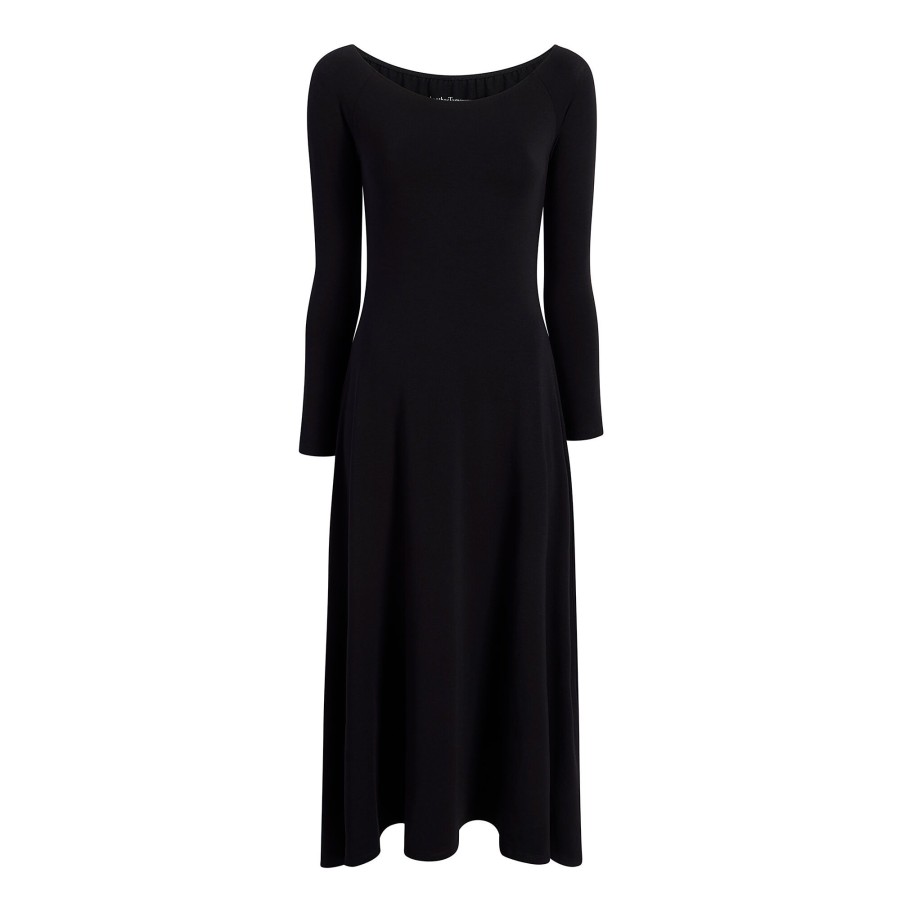 Clothing Another Tomorrow | Leotard Dress Black
