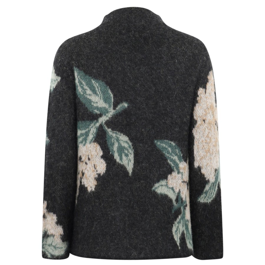 Clothing Vince | Brushed Floral Pullover Black Combo