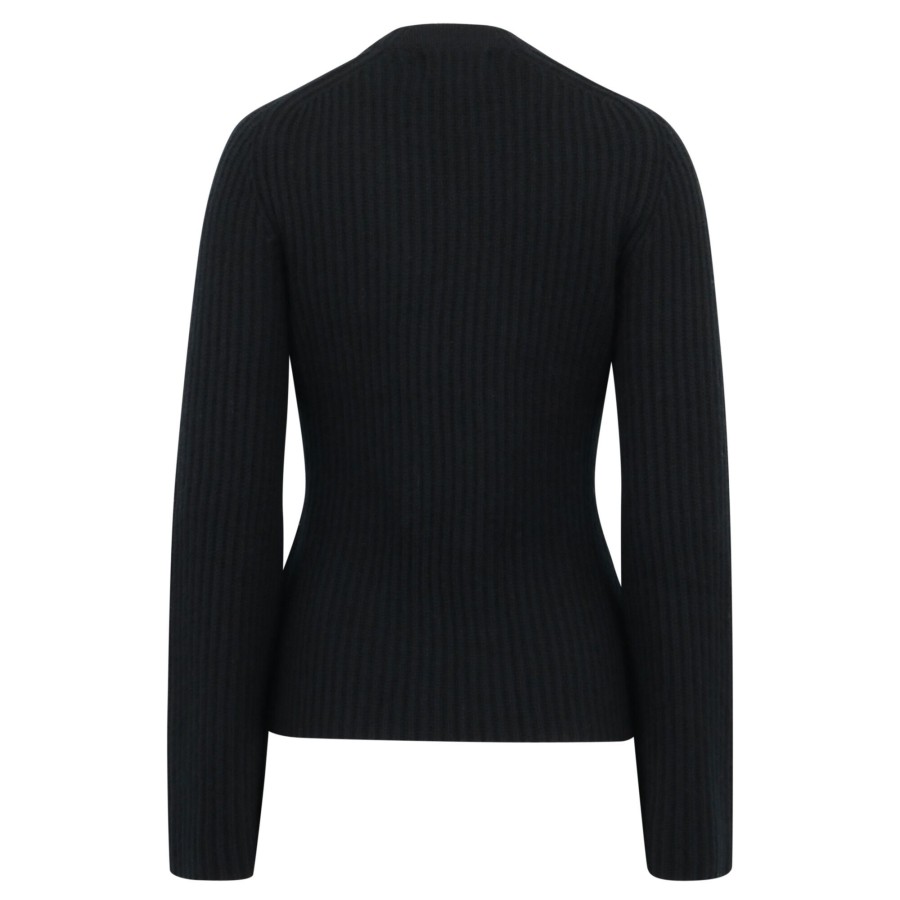 Clothing Loulou Studio | Kota Bell Sleeve Sweater Black