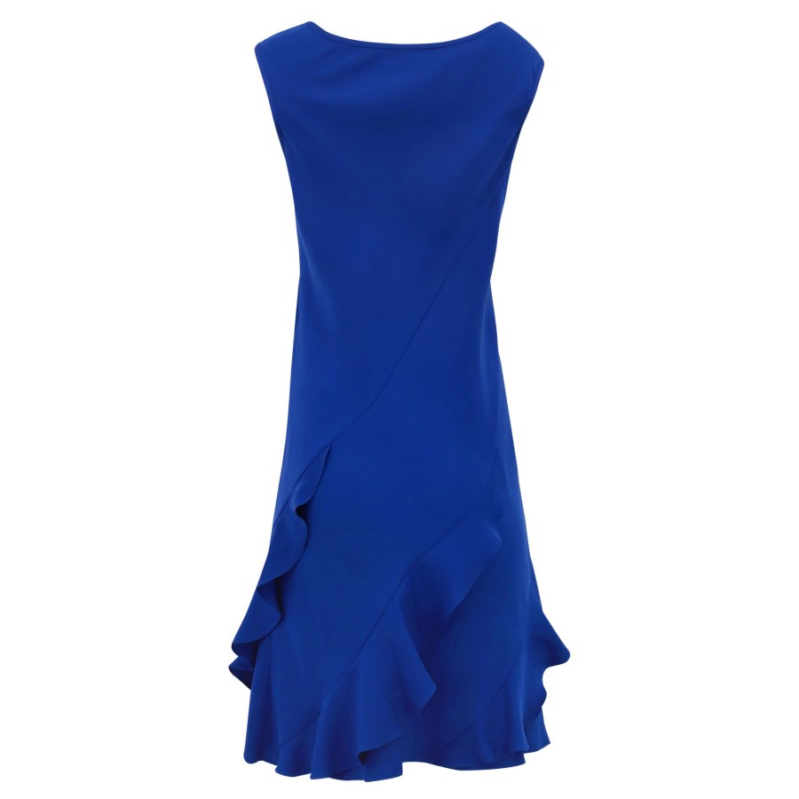Clothing Tom & Linda Platt | Bia Ruffle Dress Twilight Blue