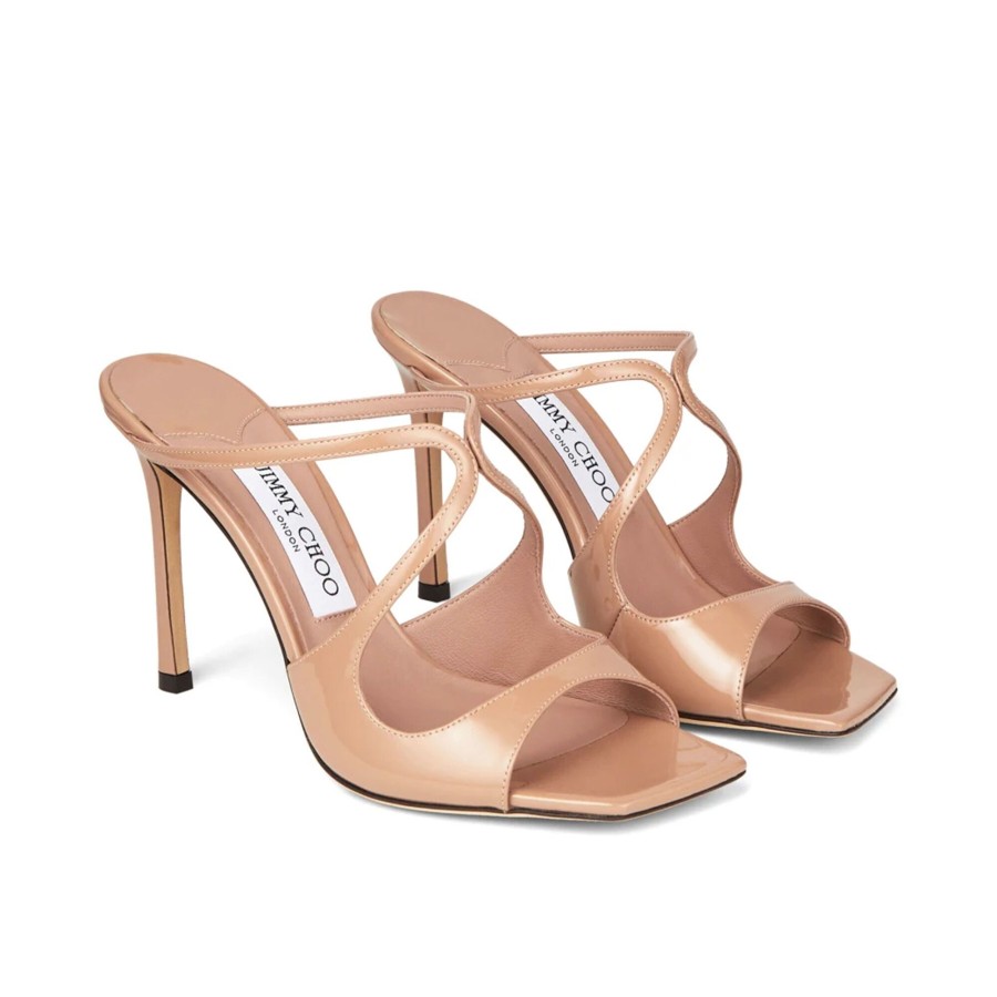Shoes Jimmy Choo | Anise 95Mm Strappy Sandal Ballet Pink