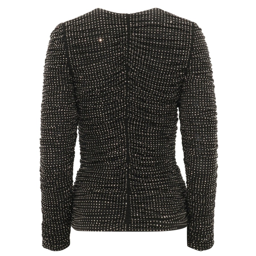 Clothing Simkhai | Haydon Studded V-Neck Top Black