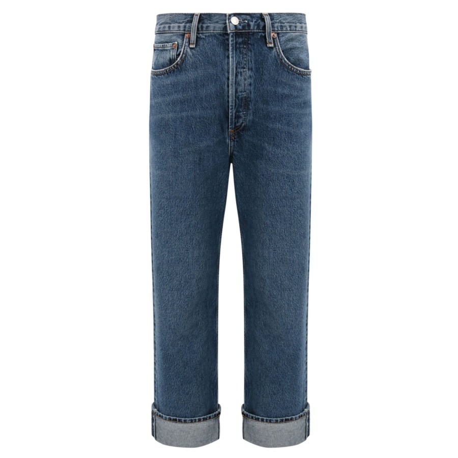 Clothing Agolde | Fran Low Slung Straight Jean Control