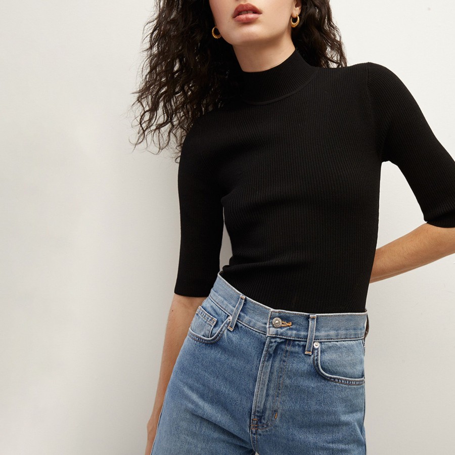 Clothing Veronica Beard | Pernia Pullover Off White (Out Of Stock)