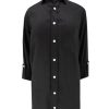Clothing Emily Phillips | The Girlfriend Tencel Shirt Black