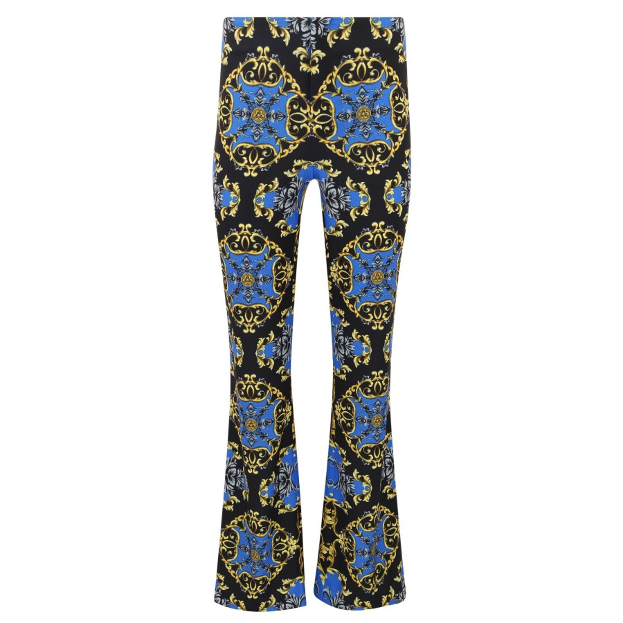 Clothing Alice + Olivia | Teeny Fit Flare Bootcut Pant Regal Romance Sapphire