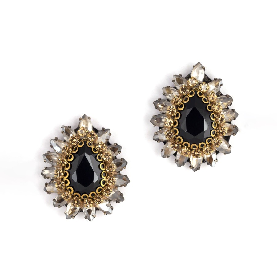 Jewelry Deepa Gurnani | Leesha Earrings Green