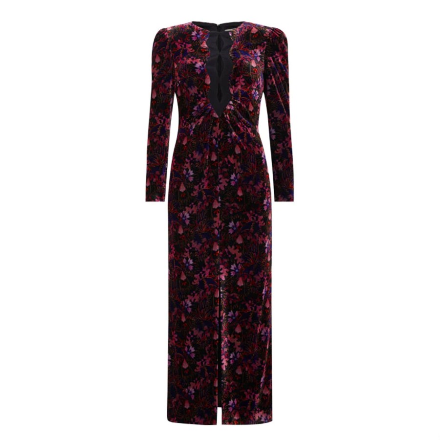 Clothing Saloni | Jinx C Dress Canopy Black