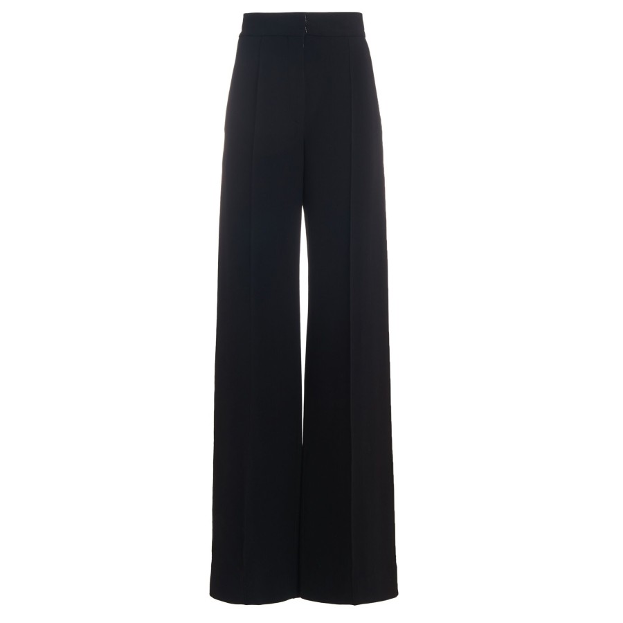 Clothing Another Tomorrow | Doppio Wide Leg Pant Black