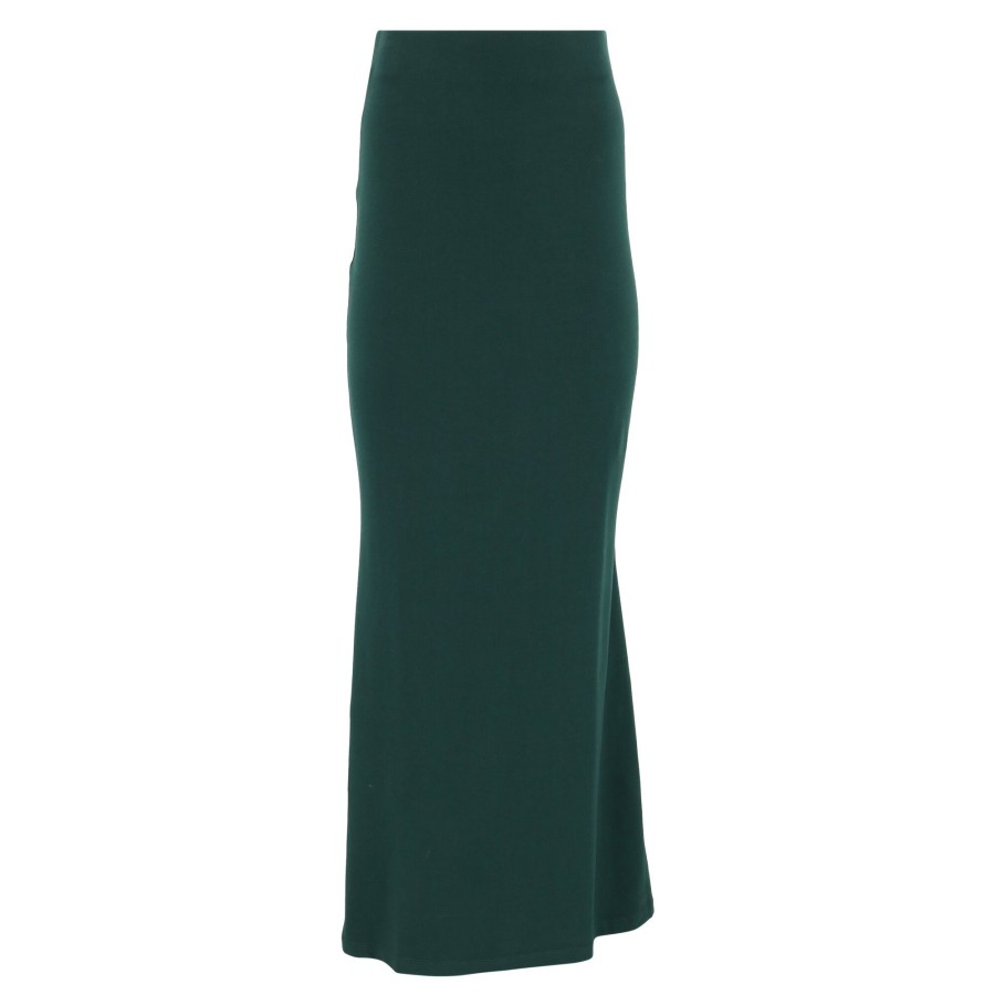 Clothing Sablyn | Lynette Stretch Knit Skirt Deep Forest
