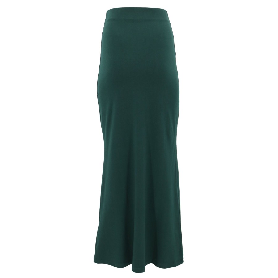 Clothing Sablyn | Lynette Stretch Knit Skirt Deep Forest