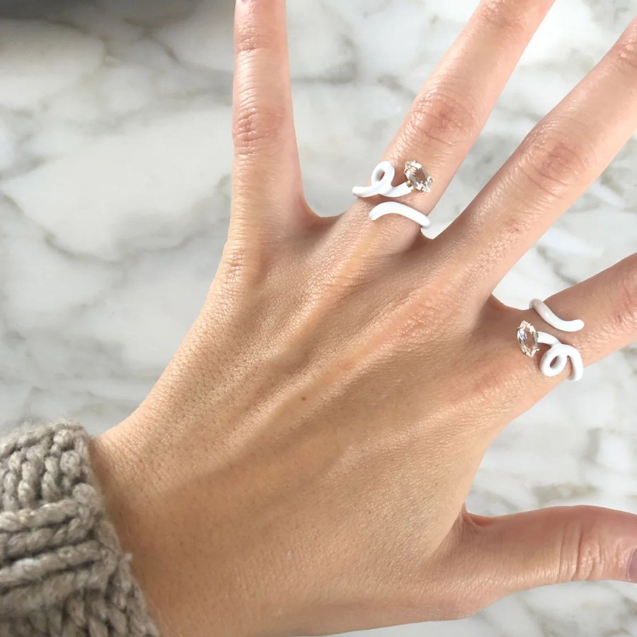 Jewelry Bea Bongiasca | Baby Vine Tendril Ring Gold