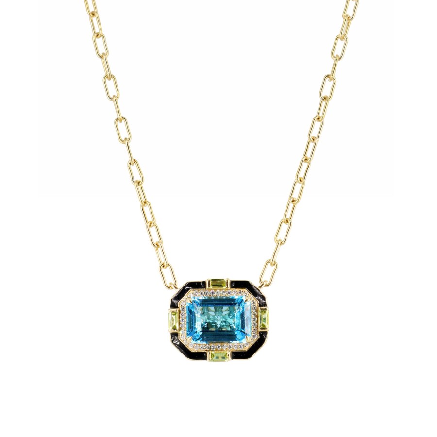 Jewelry Kastel Designs | Deco Nouveau Necklace Black