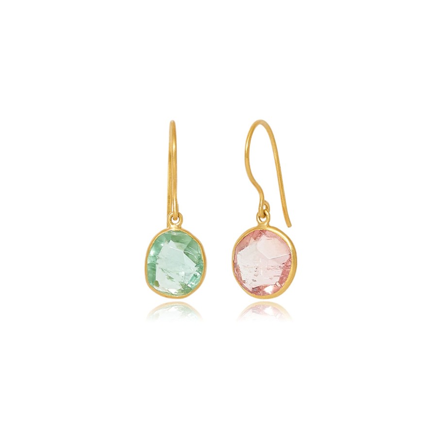 Jewelry Pippa Small | A New Day Single Drop Earrings Green/Pink