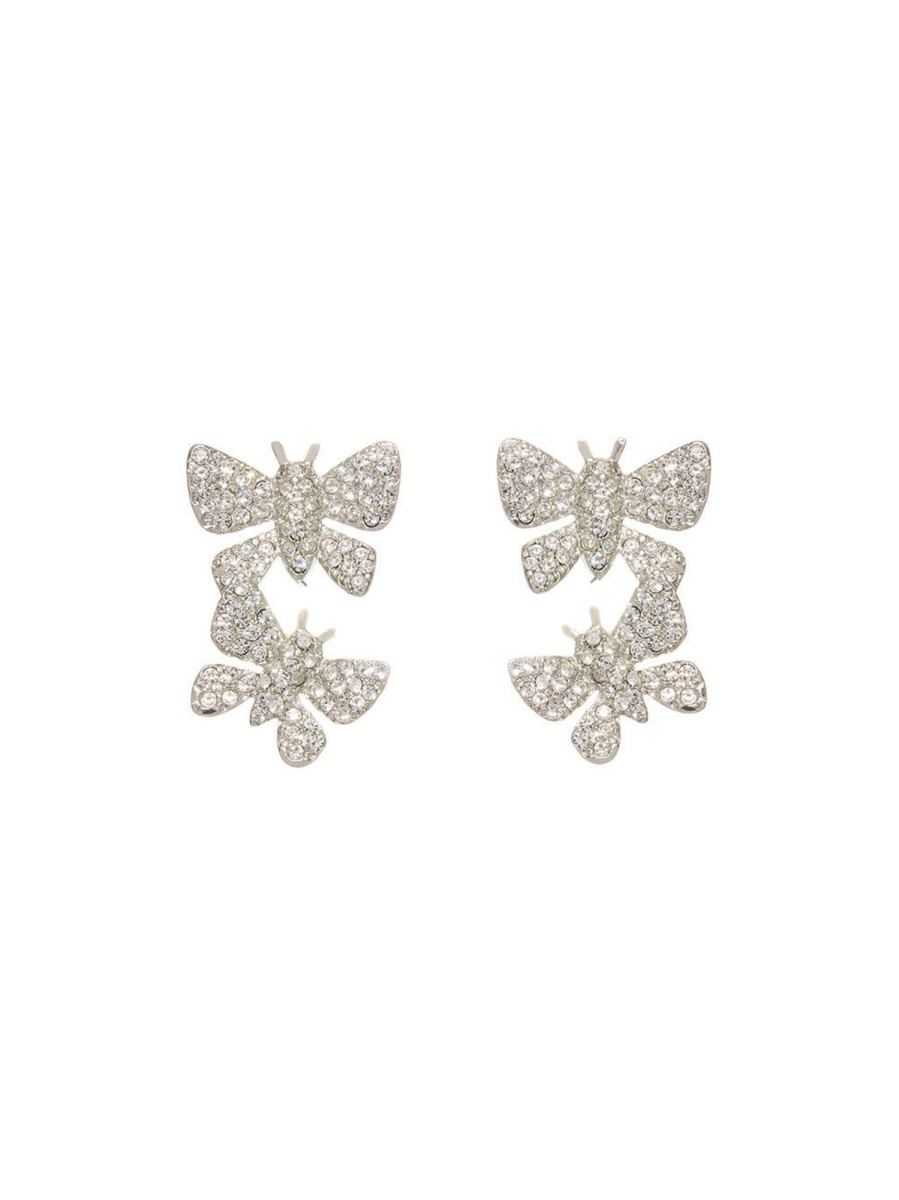 Jewelry Oscar de la Renta | Butterfly Earrings Silver