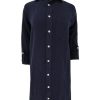 Clothing Emily Phillips | Linen Mini Dress Navy