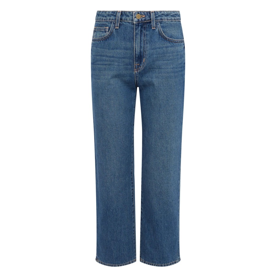 Clothing L'Agence | June Ultra High Rise Crop Stovepipe Jean Bristol