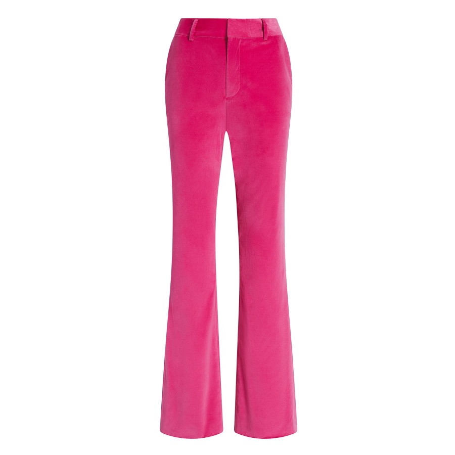 Clothing Cinq à Sept | Chenille Velvet Kerry Pant Pink Dahlia