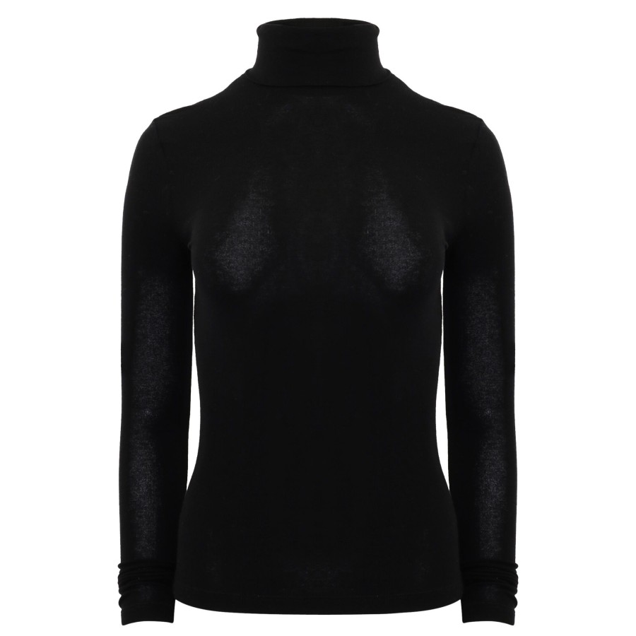 Clothing Agolde | Pascale Turtleneck Black