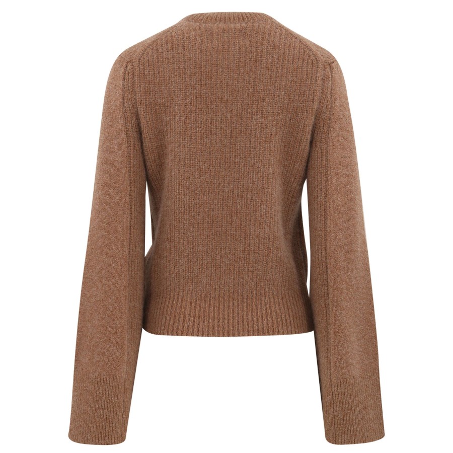 Clothing Loulou Studio | Otavi Wide-Sleeve Sweater Camel
