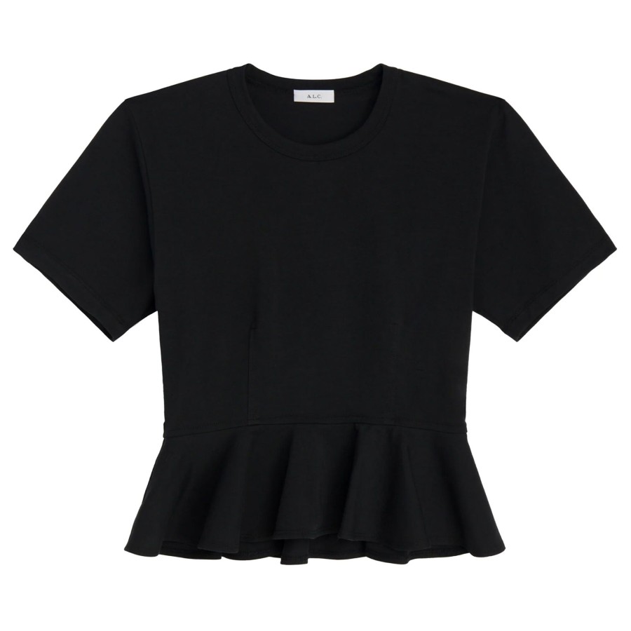 Clothing A.L.C. | Roxy Cotton Peplum Tee White