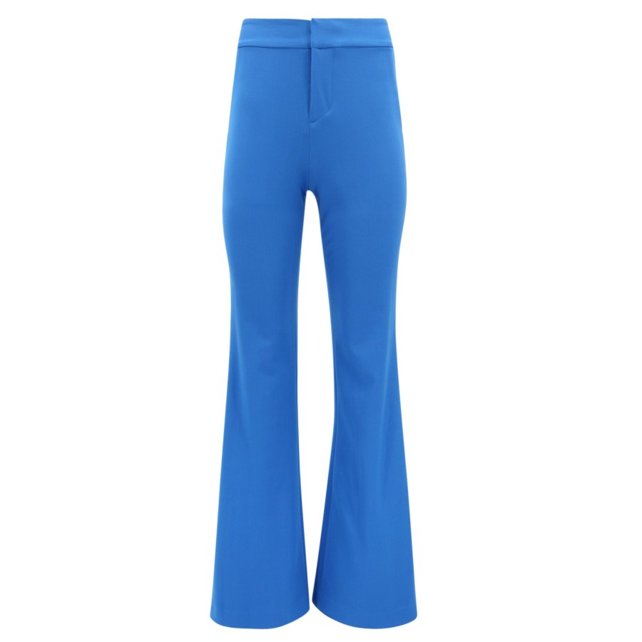 Clothing Alice + Olivia | Deanna High Waisted Bootcut Pant Sapphire