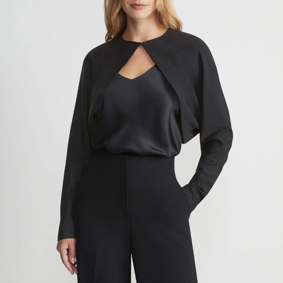 Clothing Lafayette 148 New York | Cutaway Bolero Black